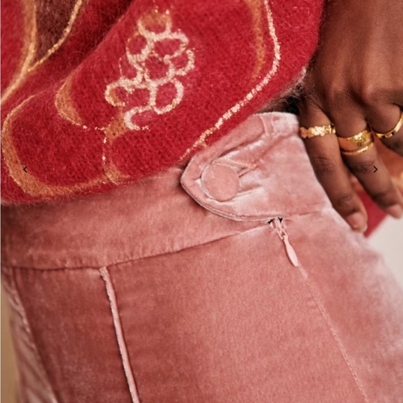 Sézane Baptiste trousers in velvet - Picture 2 of 6